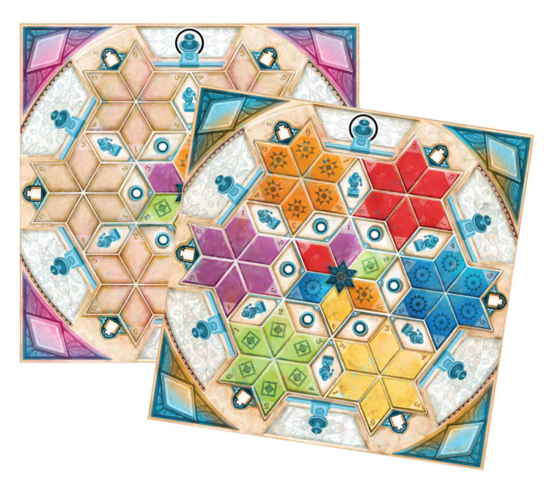 Azul Glazed Pavilion Player Boards