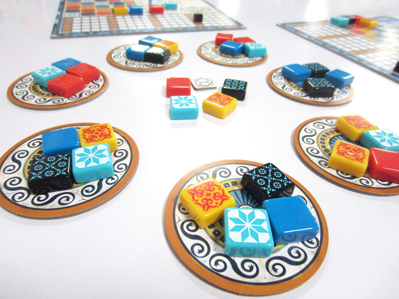 Azul game pieces