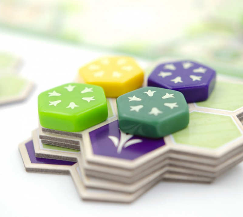 Azul Queen's Garden game pieces